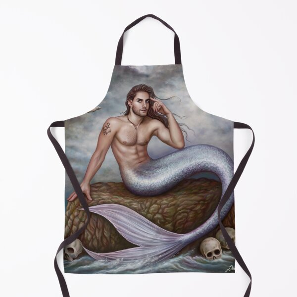 Item preview, Merman and Skulls designed and sold by dim-draws.