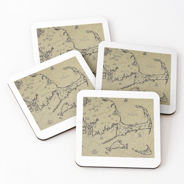 Item preview, Old Cape Cod Map designed and sold by Breten Bryden.