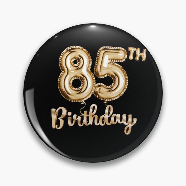 Item preview, 85th Birthday Gifts - Party Balloons Gold designed and sold by betternotes.