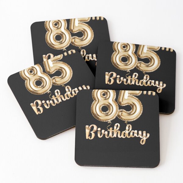 Item preview, 85th Birthday Gifts - Party Balloons Gold designed and sold by betternotes.