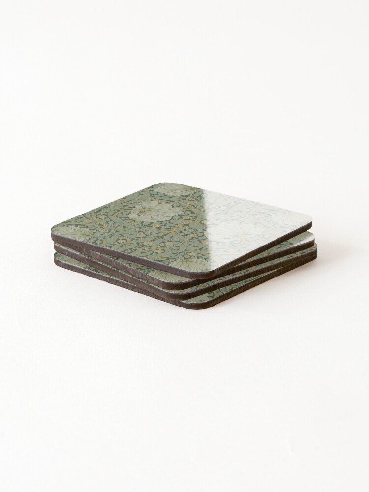Alternate view of Pimpernel by William Morris, 1876 Coasters (Set of 4)