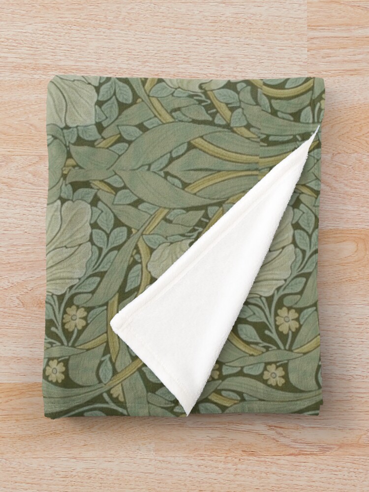 Alternate view of Pimpernel by William Morris, 1876 Throw Blanket