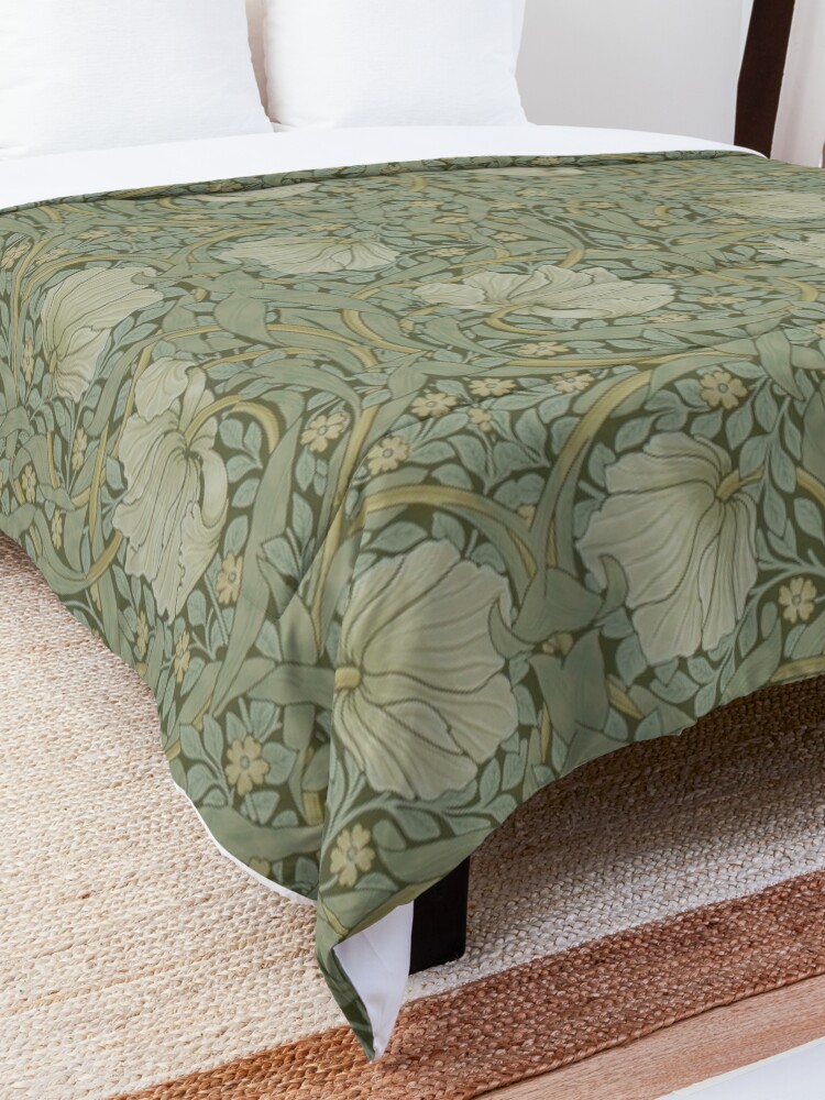 Thumbnail 5 of 6, Comforter, Pimpernel by William Morris, 1876 designed and sold by MeganSteer.