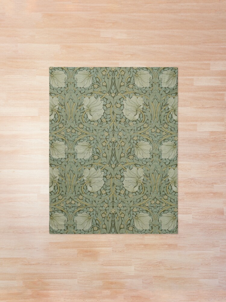 Alternate view of Pimpernel by William Morris, 1876 Comforter