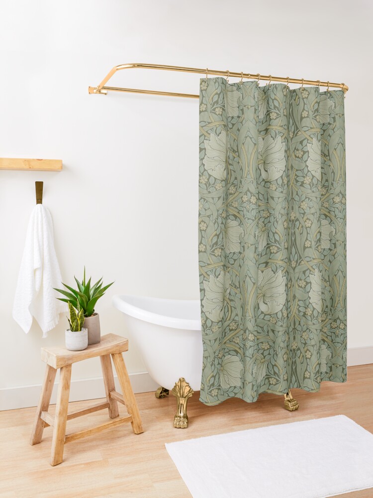 Alternate view of Pimpernel by William Morris, 1876 Shower Curtain