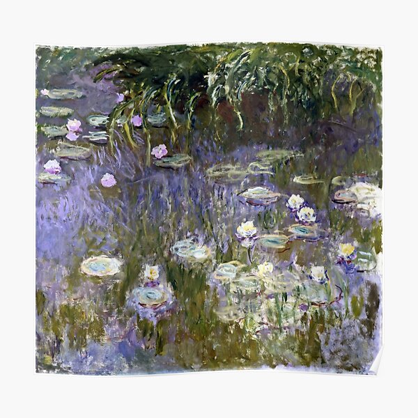 Claude Monet - Water Lilies 1922 Poster