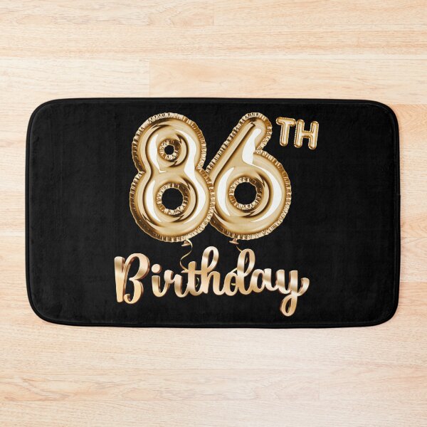 Item preview, 86th Birthday Gifts - Party Balloons Gold designed and sold by betternotes.