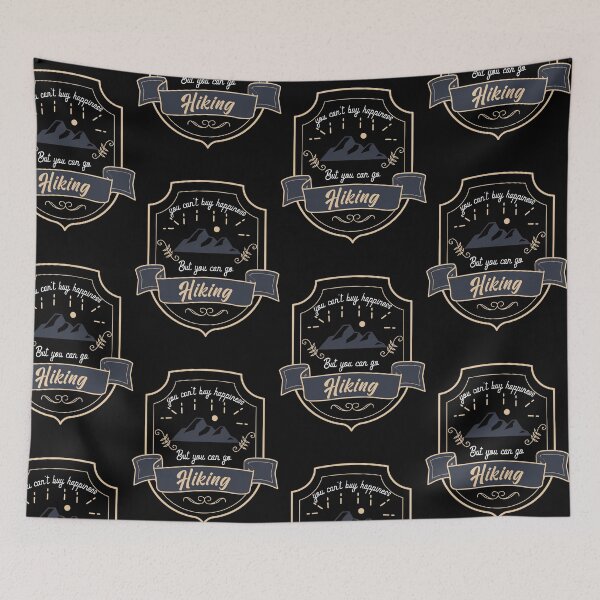 Item preview, happy hiker quote designed and sold by pirminio.