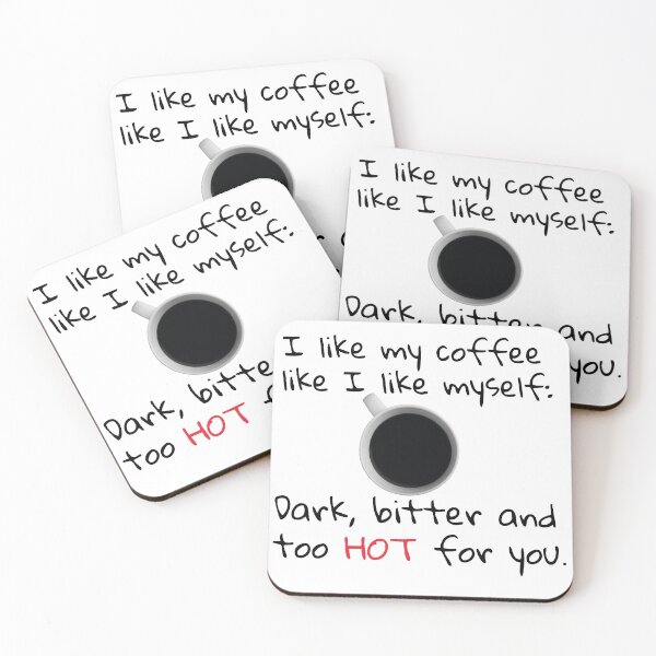 Item preview, I like my coffee like I like myself designed and sold by redsgifts.