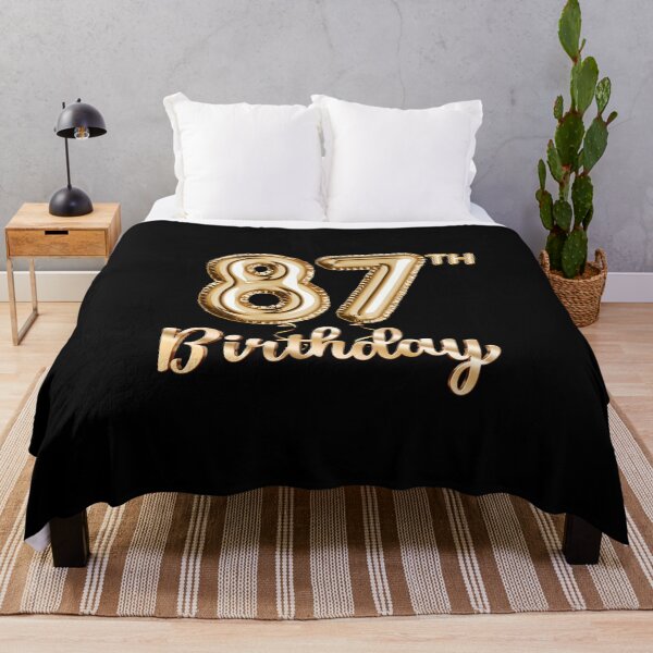 Item preview, 87th Birthday Gifts - Party Balloons Gold designed and sold by betternotes.