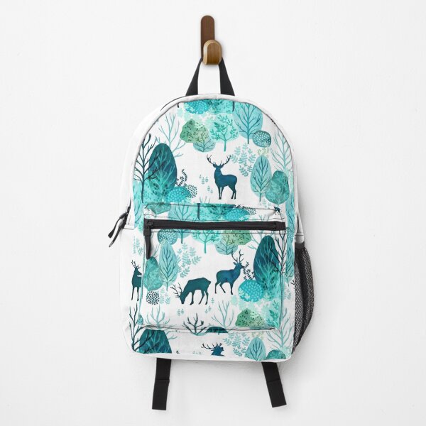 Item preview, Emerald forest deer on white designed and sold by adenaJ.