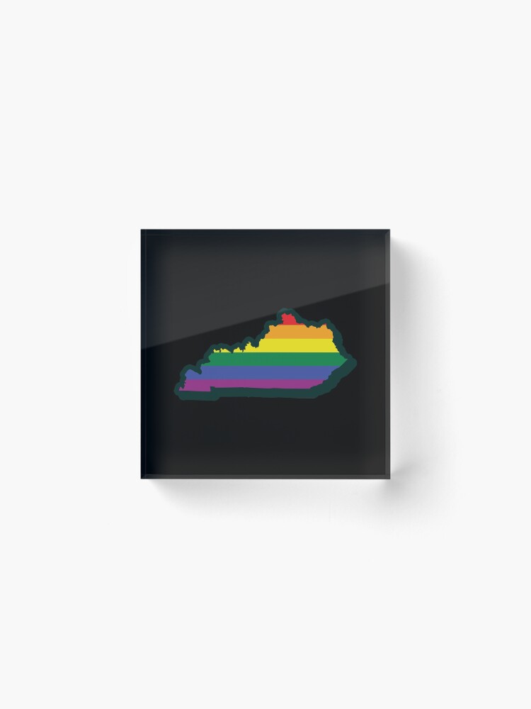 Thumbnail 2 of 5, Acrylic Block, Rainbow Kentucky designed and sold by MartinRivas.