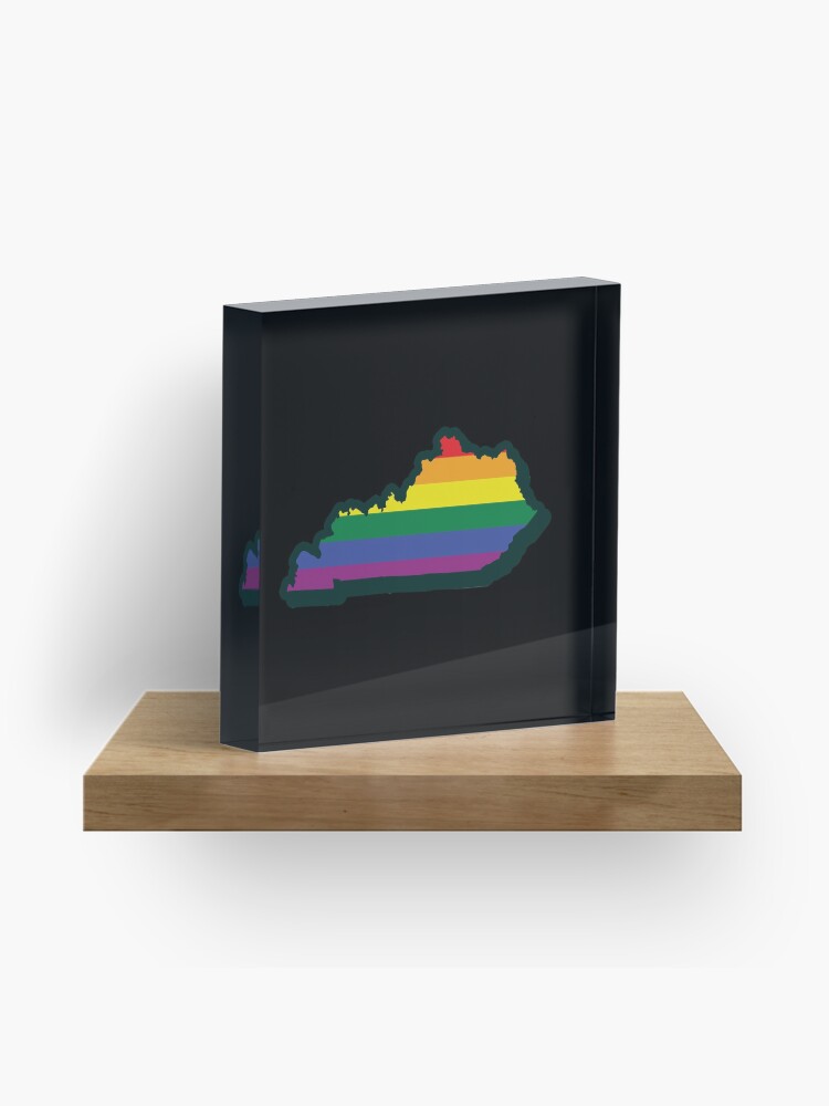 Thumbnail 1 of 5, Acrylic Block, Rainbow Kentucky designed and sold by MartinRivas.