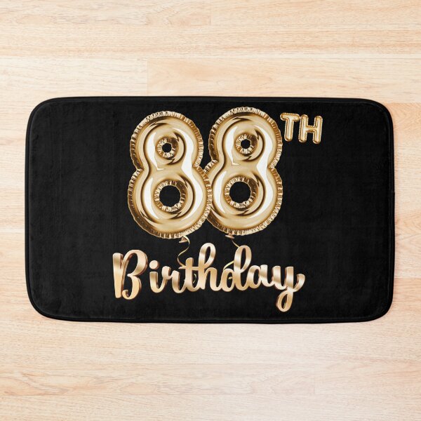 Item preview, 88th Birthday Gifts - Party Balloons Gold designed and sold by betternotes.