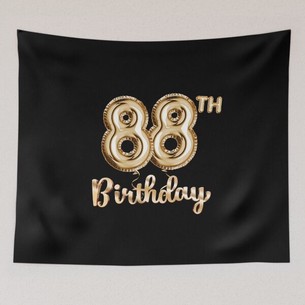 Item preview, 88th Birthday Gifts - Party Balloons Gold designed and sold by betternotes.