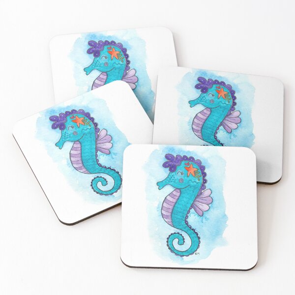 Item preview, Watercolor Seahorse designed and sold by RuthMCreative.