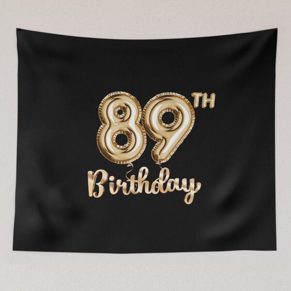 Item preview, 89th Birthday Gifts - Party Balloons Gold designed and sold by betternotes.
