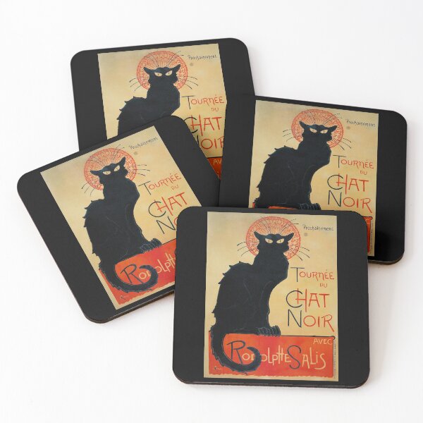 Item preview, Tournee du Chat Noir by Théophile Steinlen Vintage French Advertising Poster designed and sold by Designs by Kool Kat.