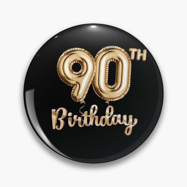 Item preview, 90th Birthday Gifts - Party Balloons Gold designed and sold by betternotes.