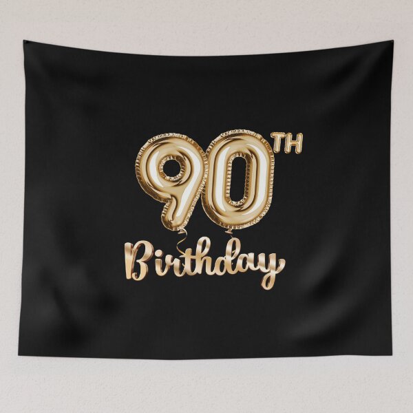 Item preview, 90th Birthday Gifts - Party Balloons Gold designed and sold by betternotes.
