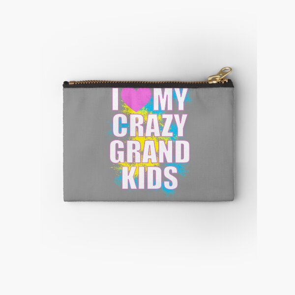 Artikelvorschau, I Heart My Crazy Grandkids Großmutter Love Produkt <3 entworfen und verkauft von nikkidawn74.