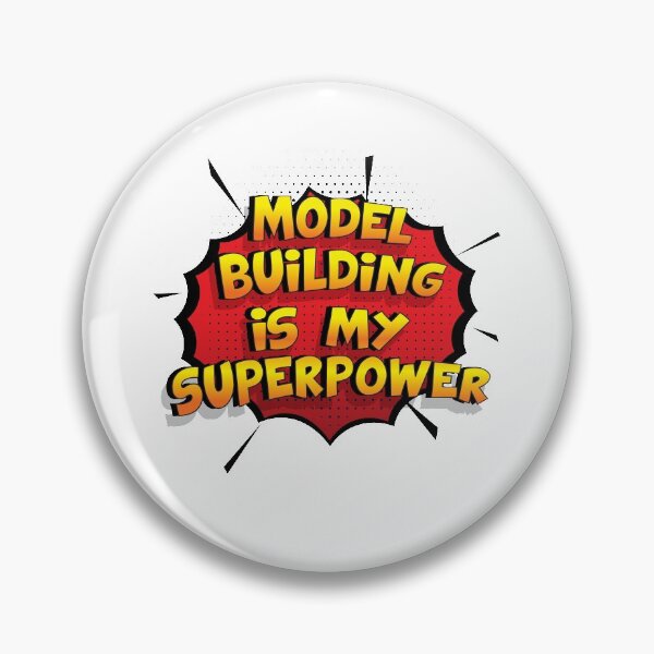 Item preview, Model Building is my Superpower Funny Design Model Building Gift designed and sold by Custom365.