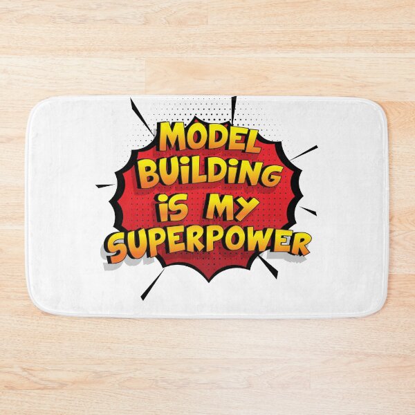 Item preview, Model Building is my Superpower Funny Design Model Building Gift designed and sold by Custom365.