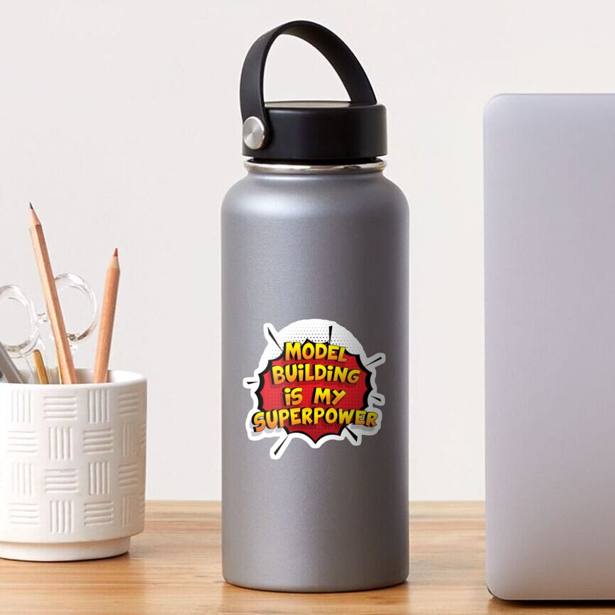 Model Building ist mein Superpower Lustiges Model Building Designgeschenk Sticker