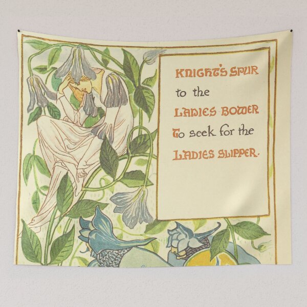 Item preview, Mournful lady of the fairy glen illustration designed and sold by Vintage Designs +.