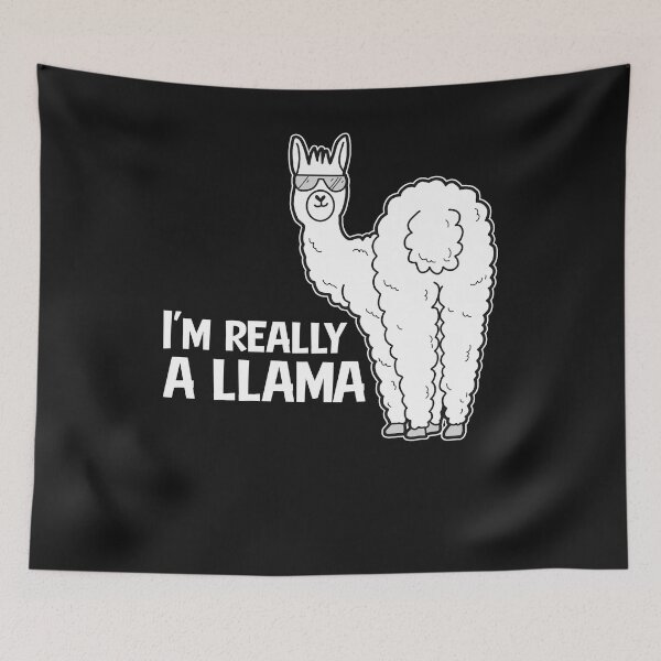 Item preview, Llama gangster butt glasses designed and sold by Imutobi.
