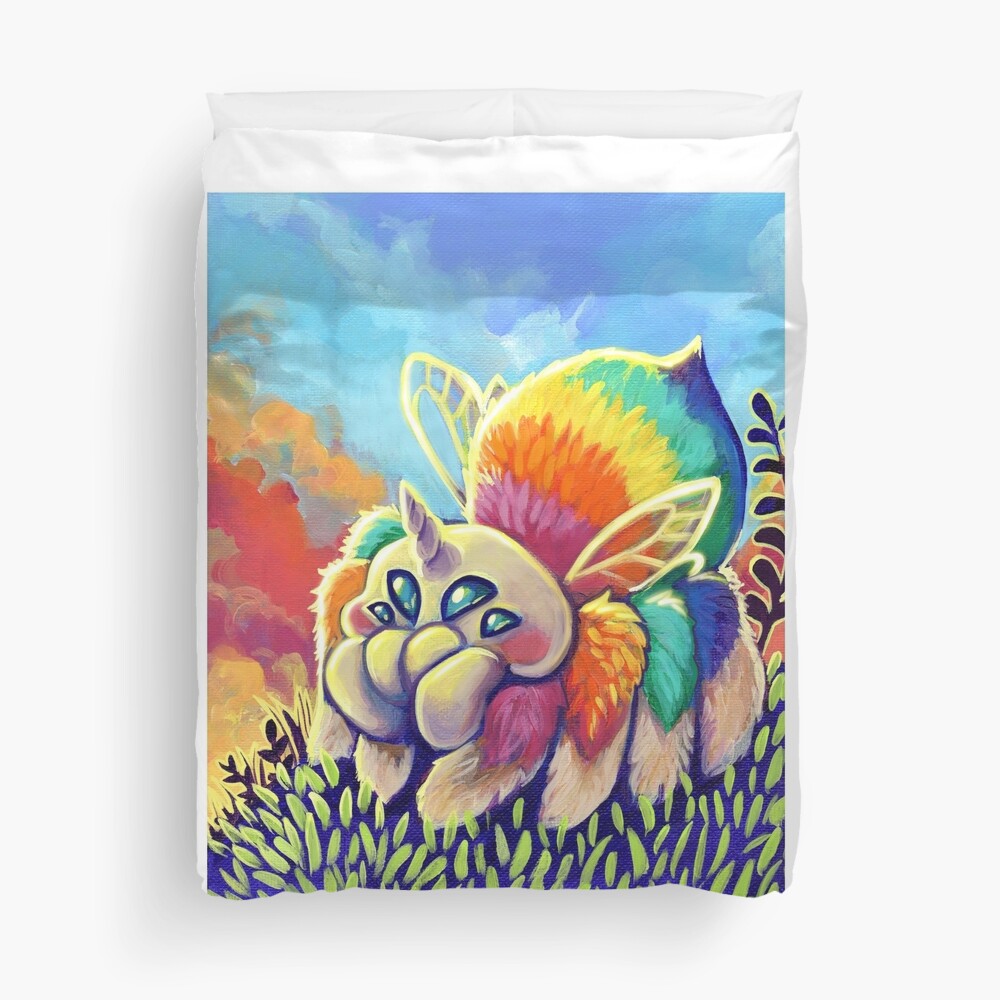 Rainbow Nope-icorn Duvet Cover
