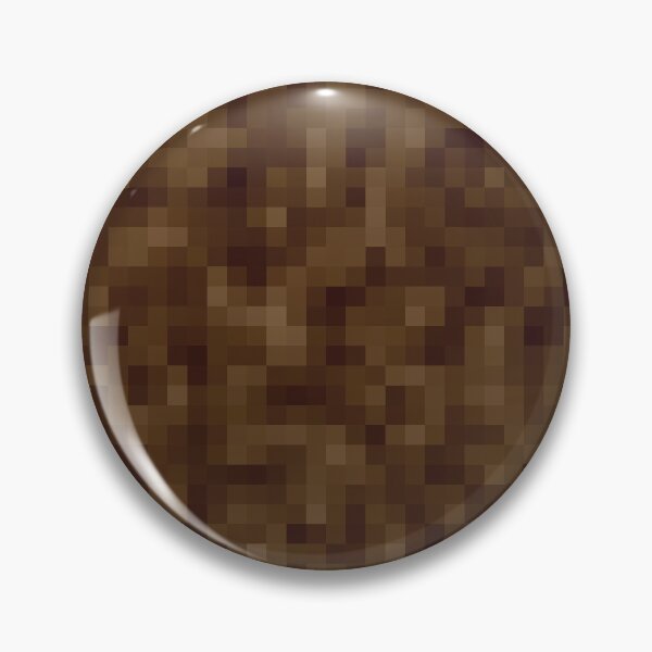 Item preview, Brown Pixel Blocks for Video Game Fans designed and sold by 4Craig.