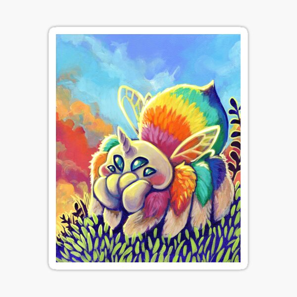 Item preview, Rainbow Nope-icorn designed and sold by ArtOfBianca.