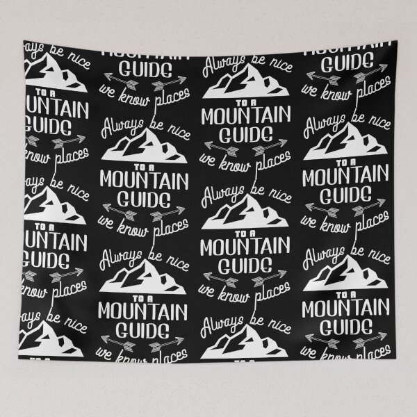 Item preview, cool mountain guide quote designed and sold by pirminio.