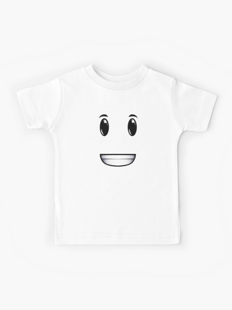 Roblox Friendly Face Kids T Shirt By Zenappuk Redbubble - roblox finn mccool face t shirt by zenappuk redbubble