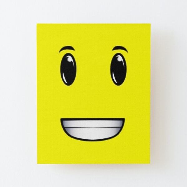 Awesome Smiley Face Wall Art Redbubble - roblox chill face emoji keyboard