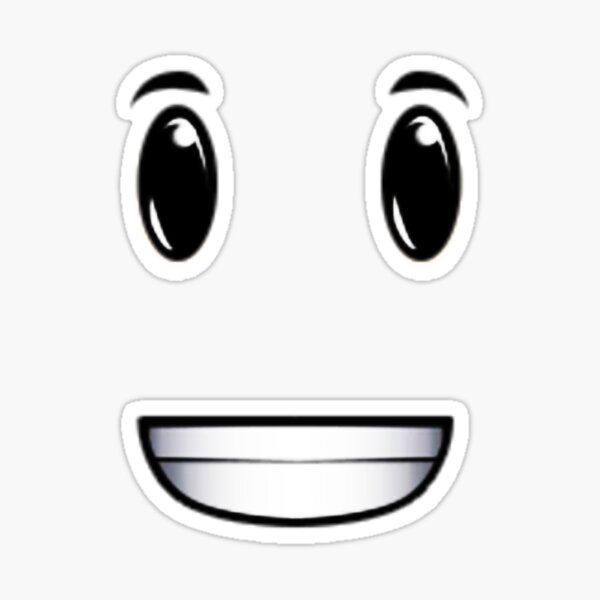 Roblox Faces Stickers Redbubble - emoji faces in roblox