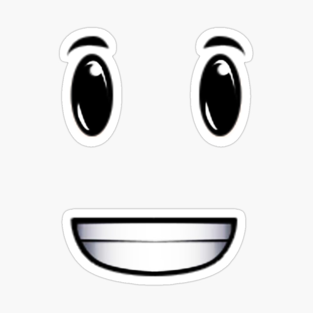 Roblox Friendly Face Poster By Zenappuk Redbubble - roblox face cool