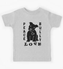 Peace Love Bully - Pit Bull Kids Tee