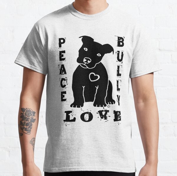 Item preview, Peace Love Bully - Pit Bull designed and sold by BullyMart.