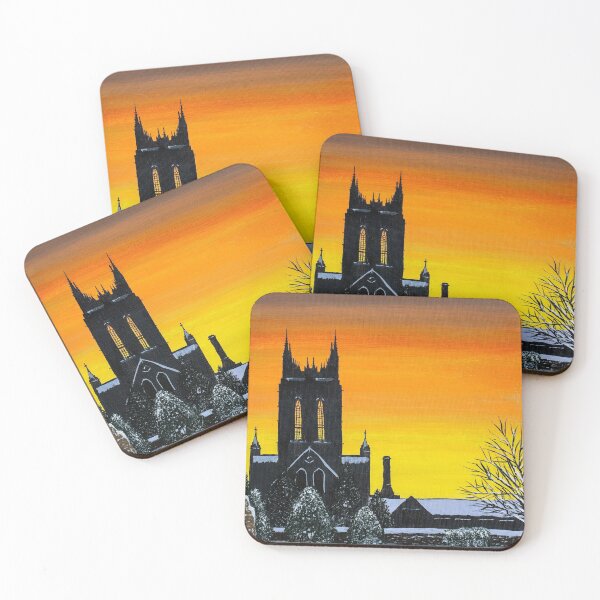 Item preview, Bury St Edmunds Twilight Cathedral Painting designed and sold by Tom Crittenden.