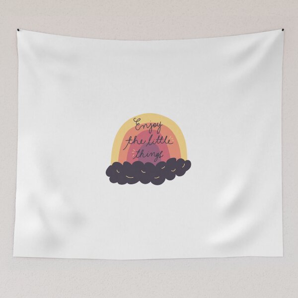 Item preview, Enjoy the little things Rainbow summer color backgrounds gift idea designed and sold by conceptDVS.