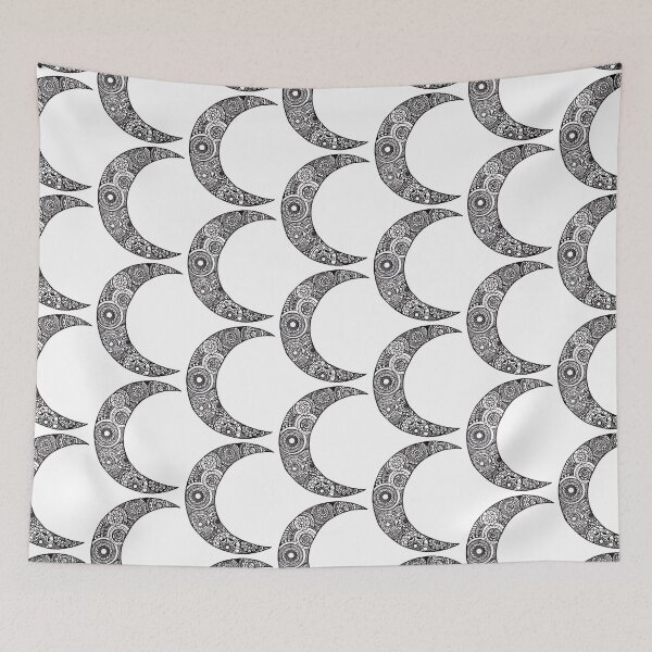 Item preview, Moon Zentangle designed and sold by DesignPMG.