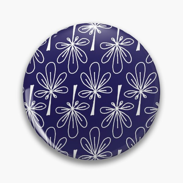 Item preview, Simple Leaf blue and white designed and sold by VioletaBaez.