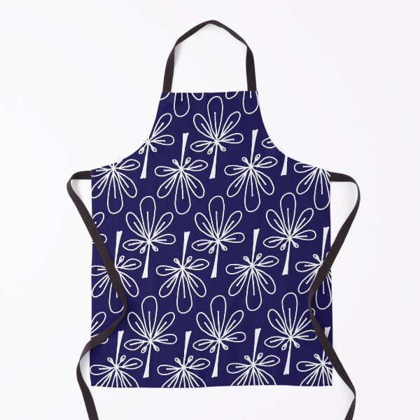 Item preview, Simple Leaf blue and white designed and sold by VioletaBaez.
