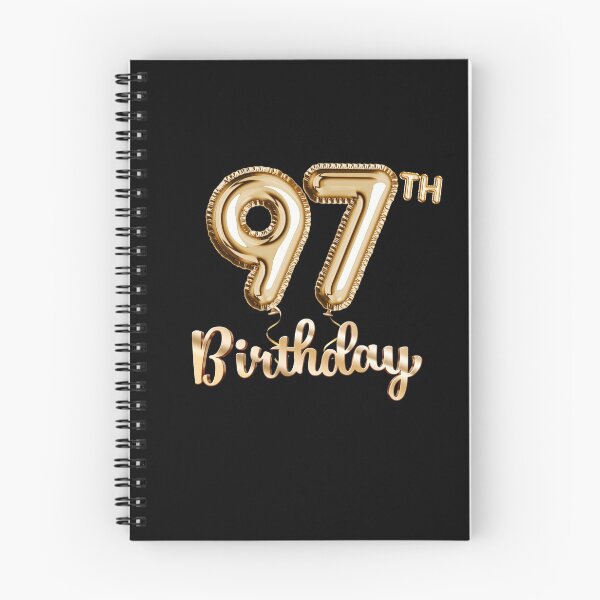 Item preview, 97th Birthday Gifts - Party Balloons Gold designed and sold by betternotes.