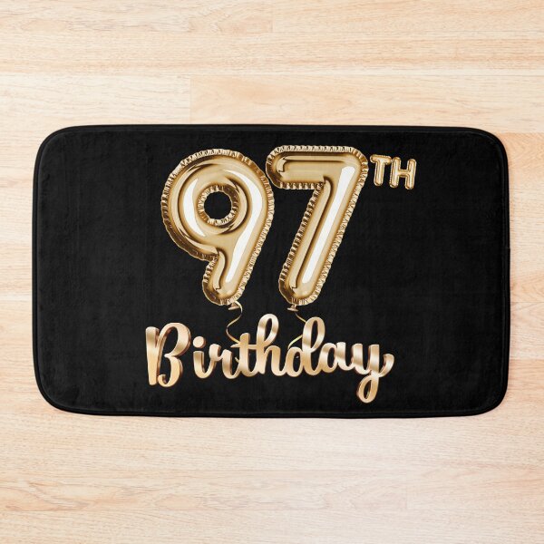 Item preview, 97th Birthday Gifts - Party Balloons Gold designed and sold by betternotes.