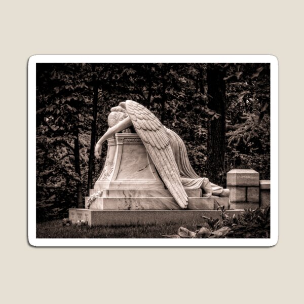Weeping Angel - sepia Magnet