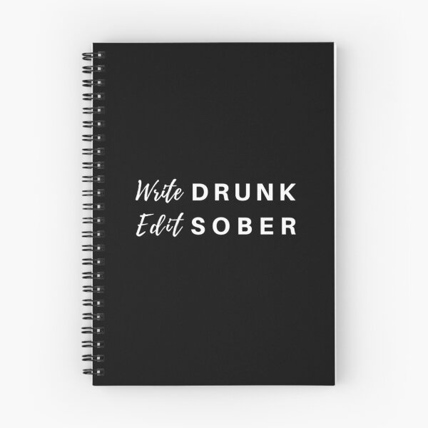 Item preview, Write drunk. Edit sober. Quote designed and sold by My-Queens-Store.