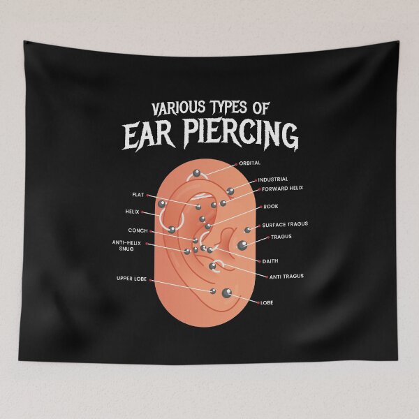 Item preview, Various Types Of Ear Piercing Earring designed and sold by MooonTees.